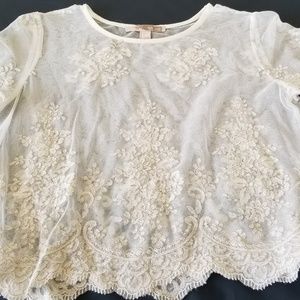 Forever21 Mesh Shirt